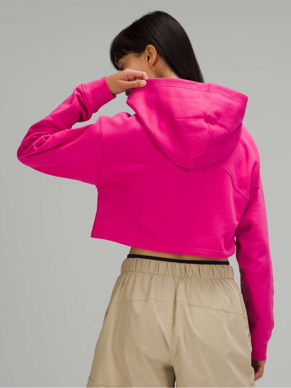 Lululemon All Yours Cropped Hoodie - Sonic Pink